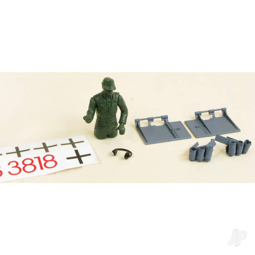 German Tiger I Decals Driver and Fittings (Grey) (for HLG3818) image_JP-4401100