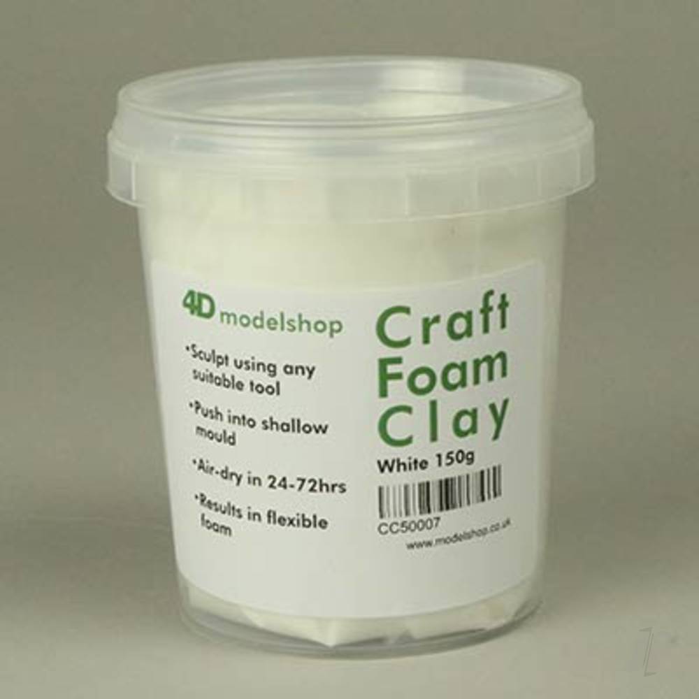 Craft foam clay white 150g - Craft foam clay white 150g image_JP-4DXCC50007