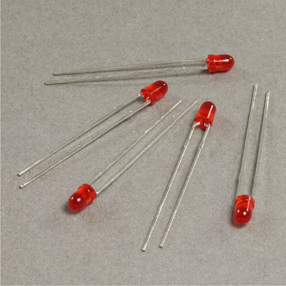 LED 3mm red (5 pcs) image_JP-4DXEU11009