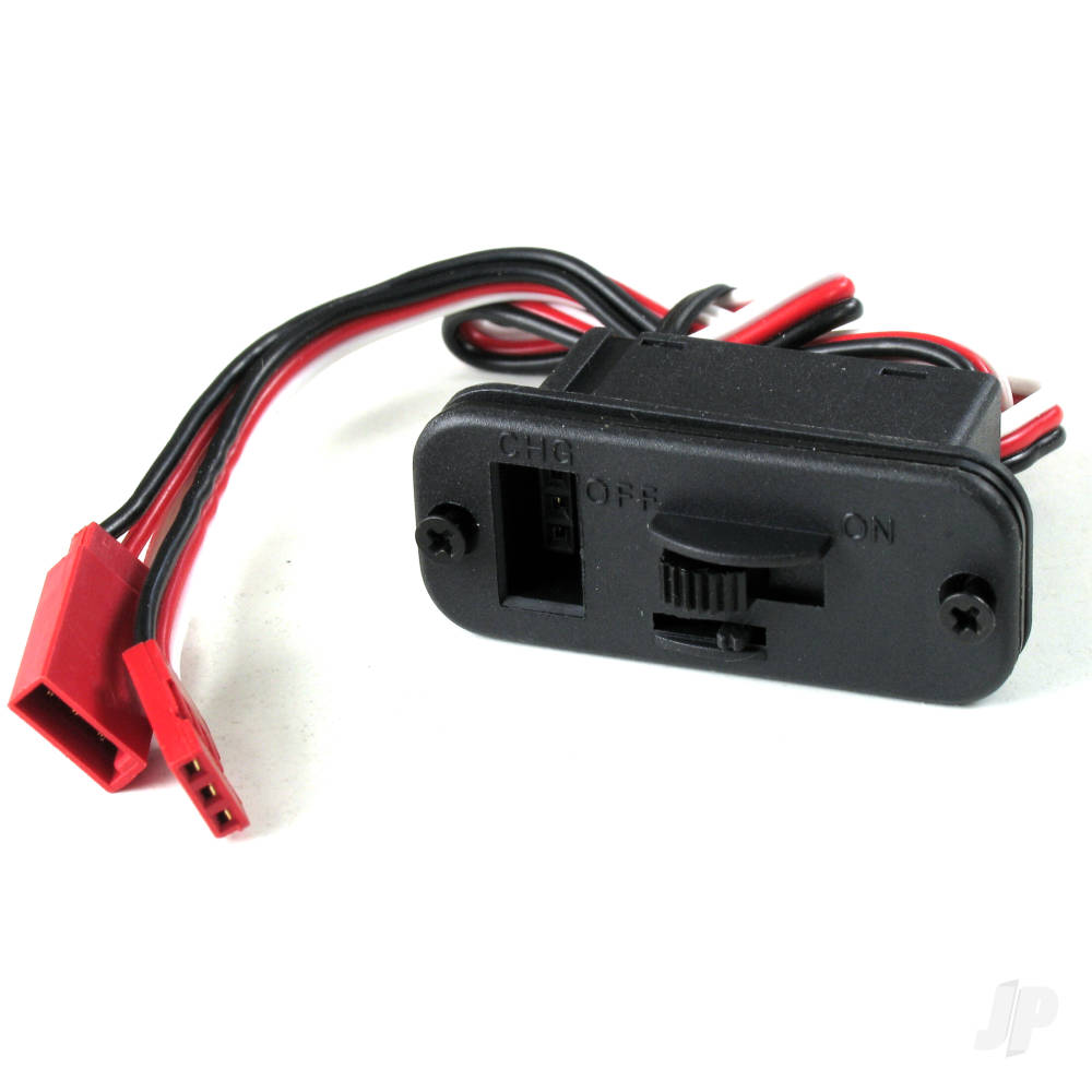Futaba Switch Harness + Fuselage Charge Mount Plate image_JP-7721085