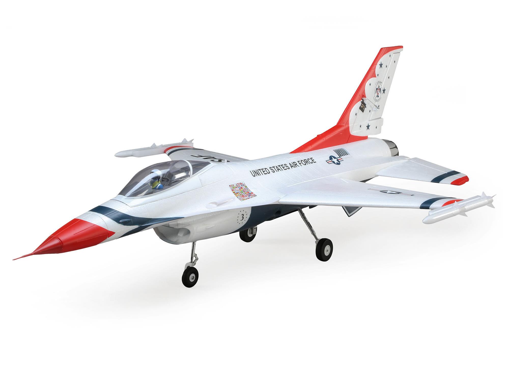 F-16 Thunderbirds 70mm EDF Jet BNF Basic with AS3X and SAFE F-16 Thunderbirds 70mm EDF Jet BNF Basic with AS3X and SAFE - Image 1
