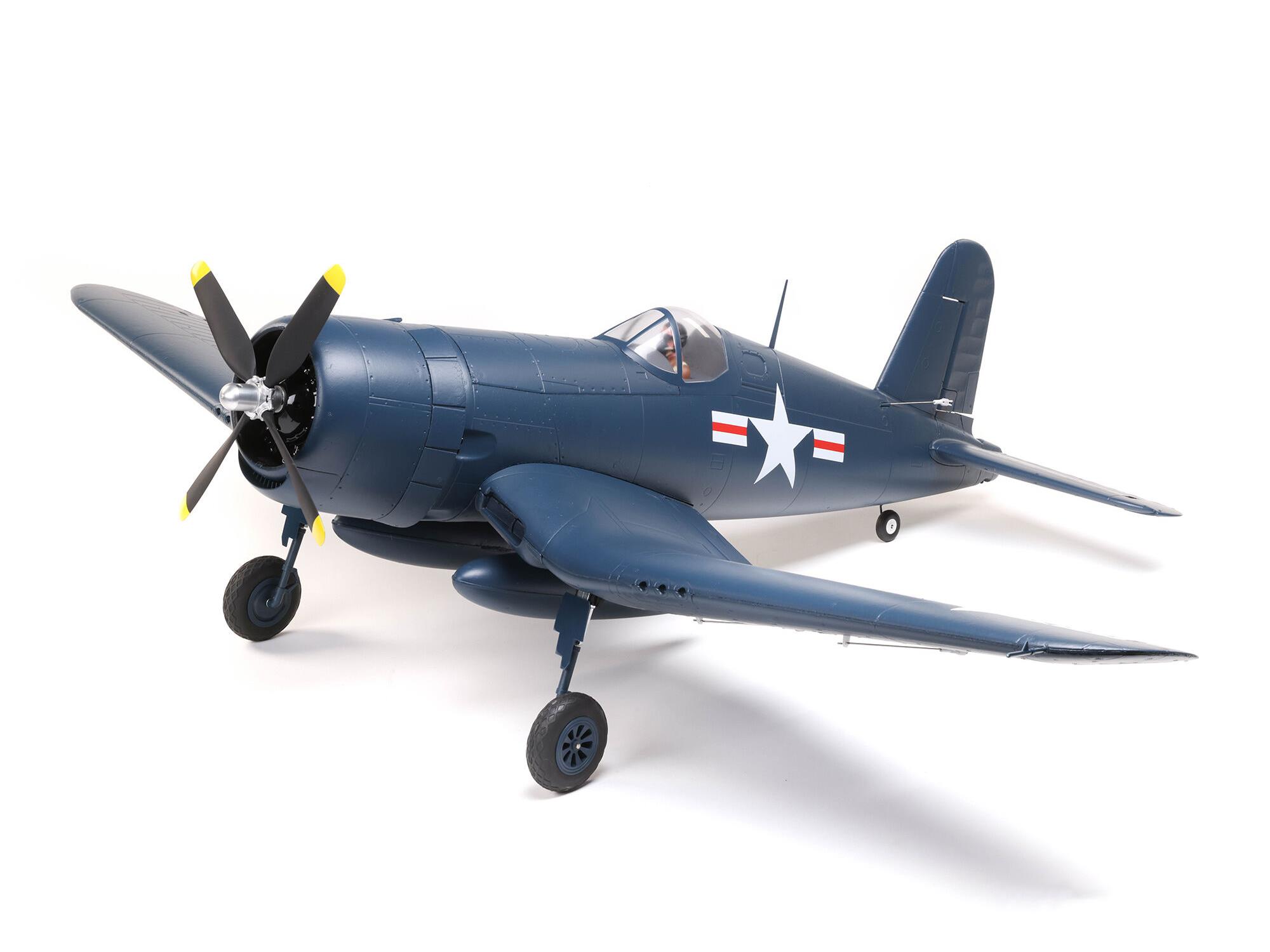 F4U-4 Corsair 1.2m BNF Basic with AS3X and SAFE Select F4U-4 Corsair 1.2m BNF Basic with AS3X and SAFE Select - Image 1