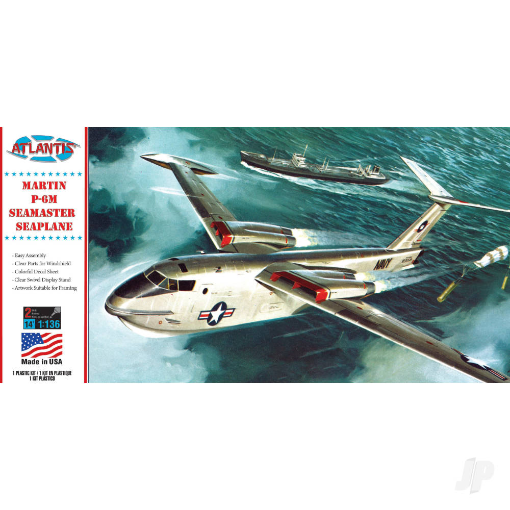 1:136 US Navy P6M Seamaster with Swivel Stand image_JP-AMCH244