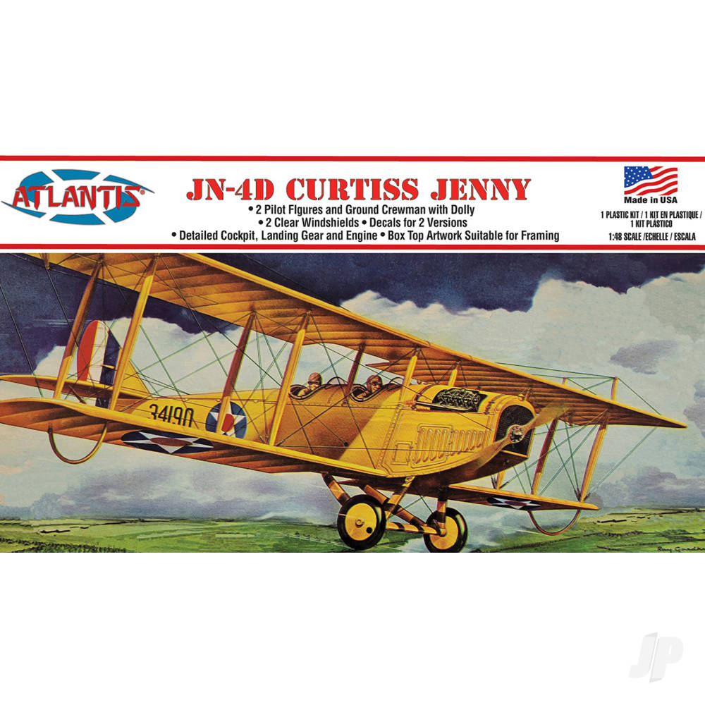 1:48 Curtiss Jenny JN-4 Airplane image_JP-AMCL534