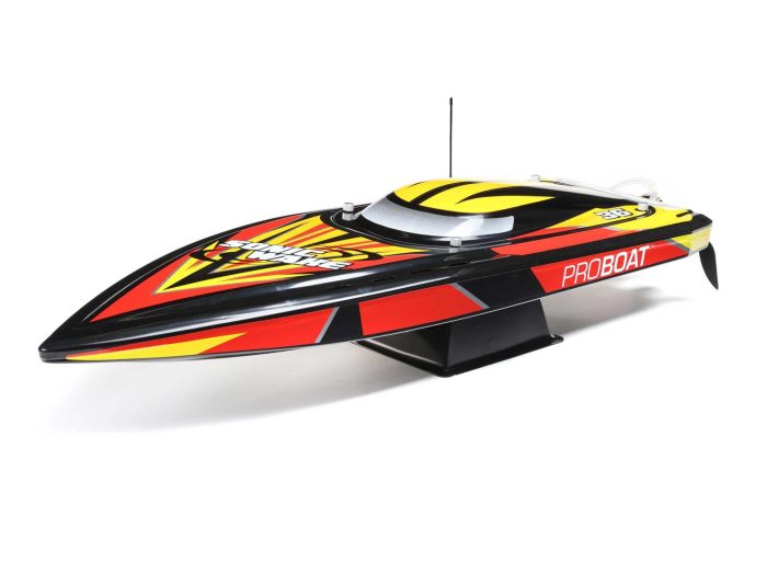 Sonicwake 36" Self-Righting Brushless Deep-V RTR, Black - Image 1