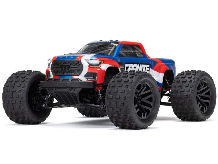 1/18 GRANITE GROM MEGA 4X4 MT with Battery & Charger Blue - Image 1