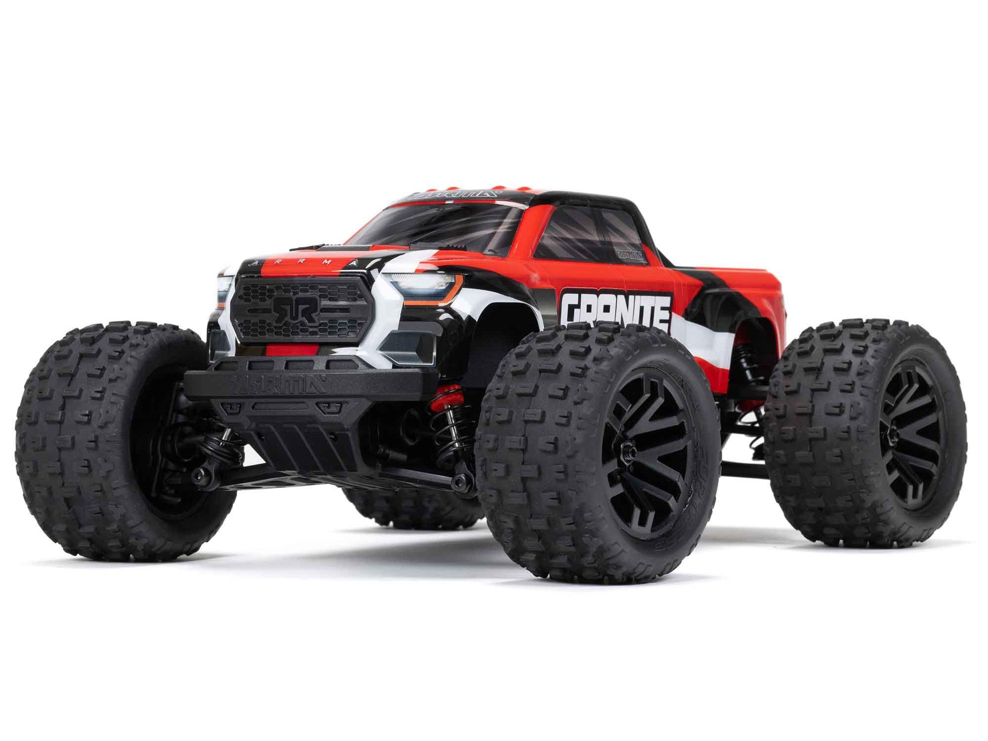 1/18 GRANITE GROM MEGA 4X4 MT with Battery & Charger Red 1/18 GRANITE GROM MEGA 4X4 MT with Battery & Charger Red - Image 1
