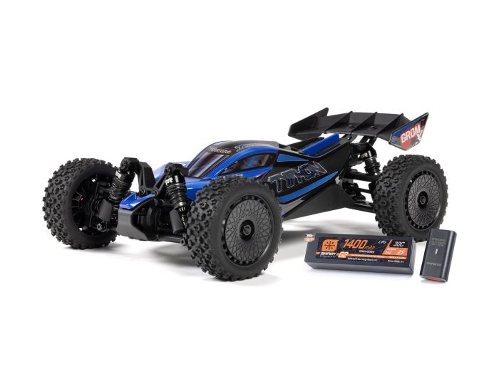 1/14 TYPHON GROM 223S BLX 4X4 with Batt/Charger Blue - Image 1