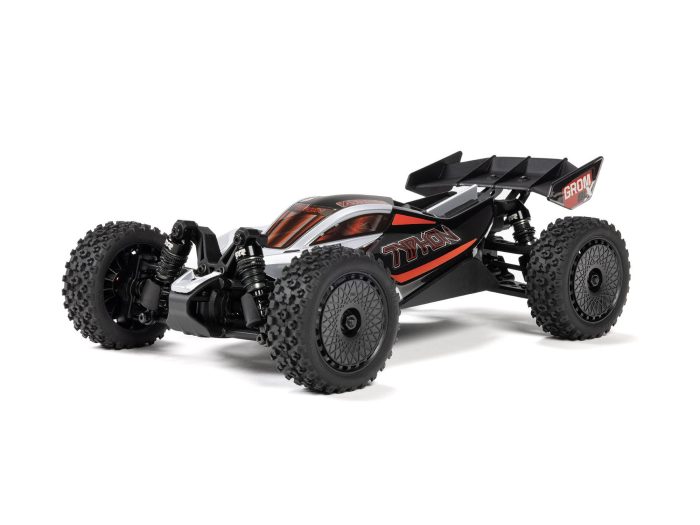1/14 TYPHON GROM 223S BLX 4X4 Buggy (No Batt/Charg) Silver - Image 1