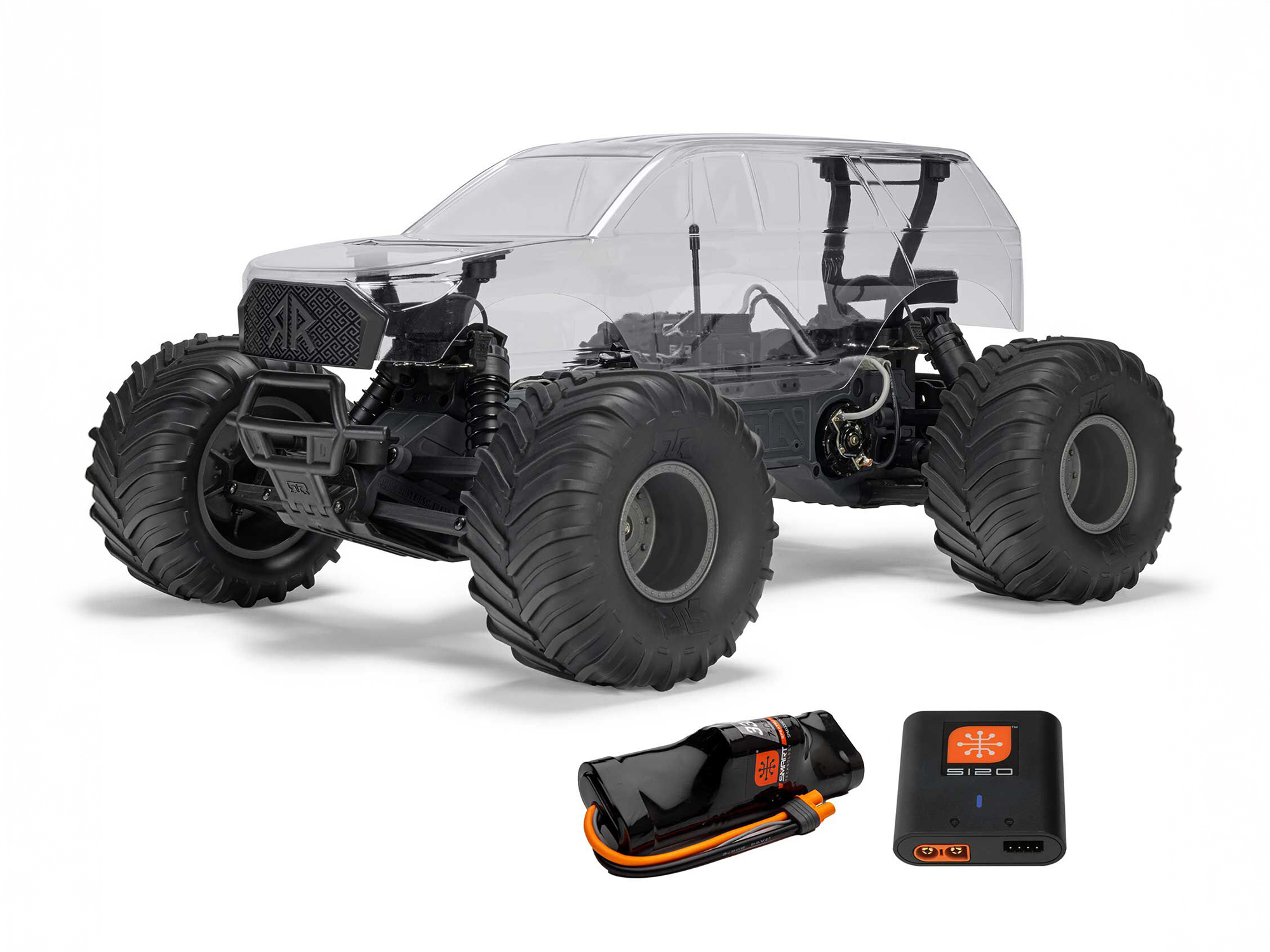 1/10 GORGON 2WD RTA Kit Brushed Monster Truck (Battery & Cha 1/10 GORGON 2WD RTA Kit Brushed Monster Truck (Battery & Cha - Image 1