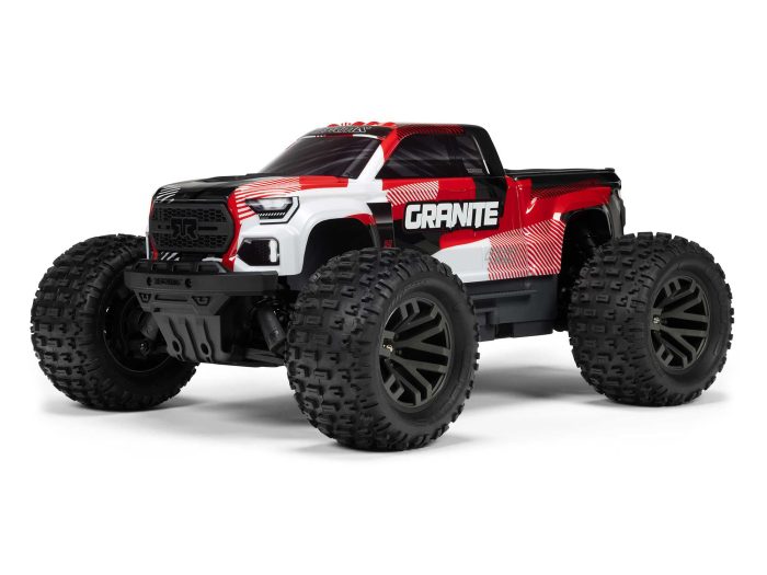 1/10 GRANITE 223S DSC 4X4 RTR Monster Truck Red - Image 1