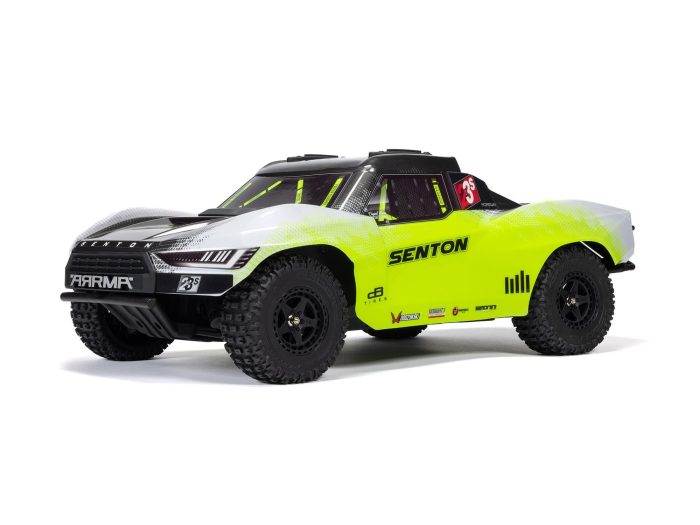 1/10 SENTON 223S BLX 4X4 SCT RTR with DSC Yellow/Gunmetal - Image 1