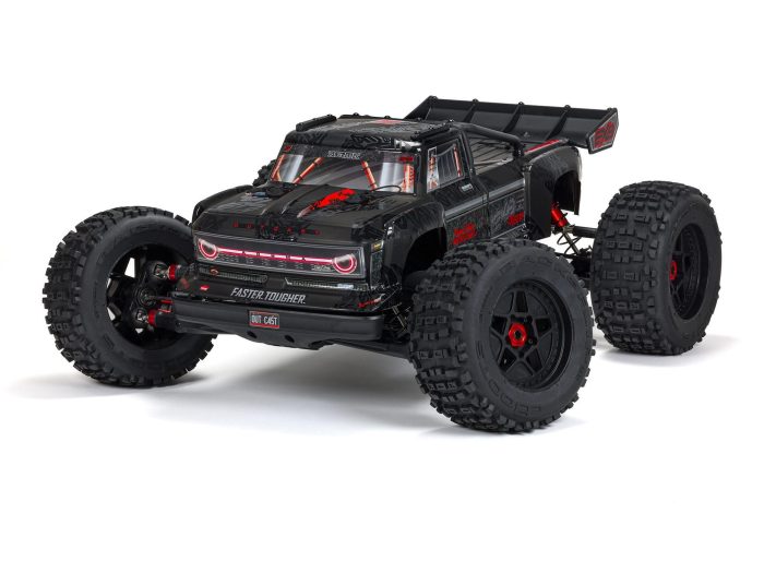 1/5 OUTCAST 8S 4X4 BLX EXB Stunt Truck RTR Black - Image 1