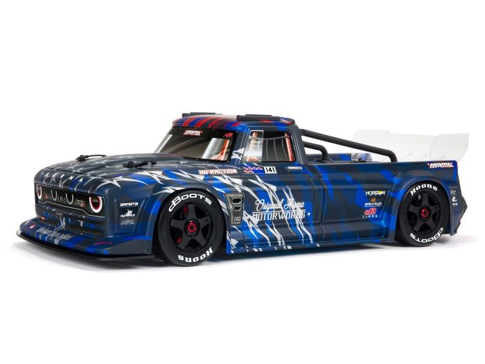 1/7 INFRACTION 6S 4X4 BLX Resto-Mod Truck RTR Blue - Image 1