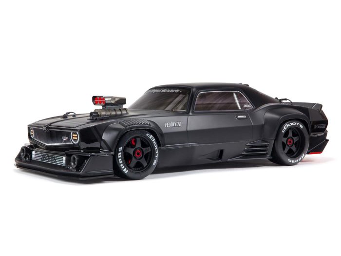 1/7 FELONY 6S 4X4 BLX Resto-Mod Muscle Car RTR Black - Image 1