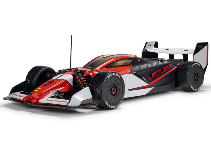 1/7 LIMITLESS 8S AVC 4X4 RTR BLX Street Speed, Red/Black - Image 1