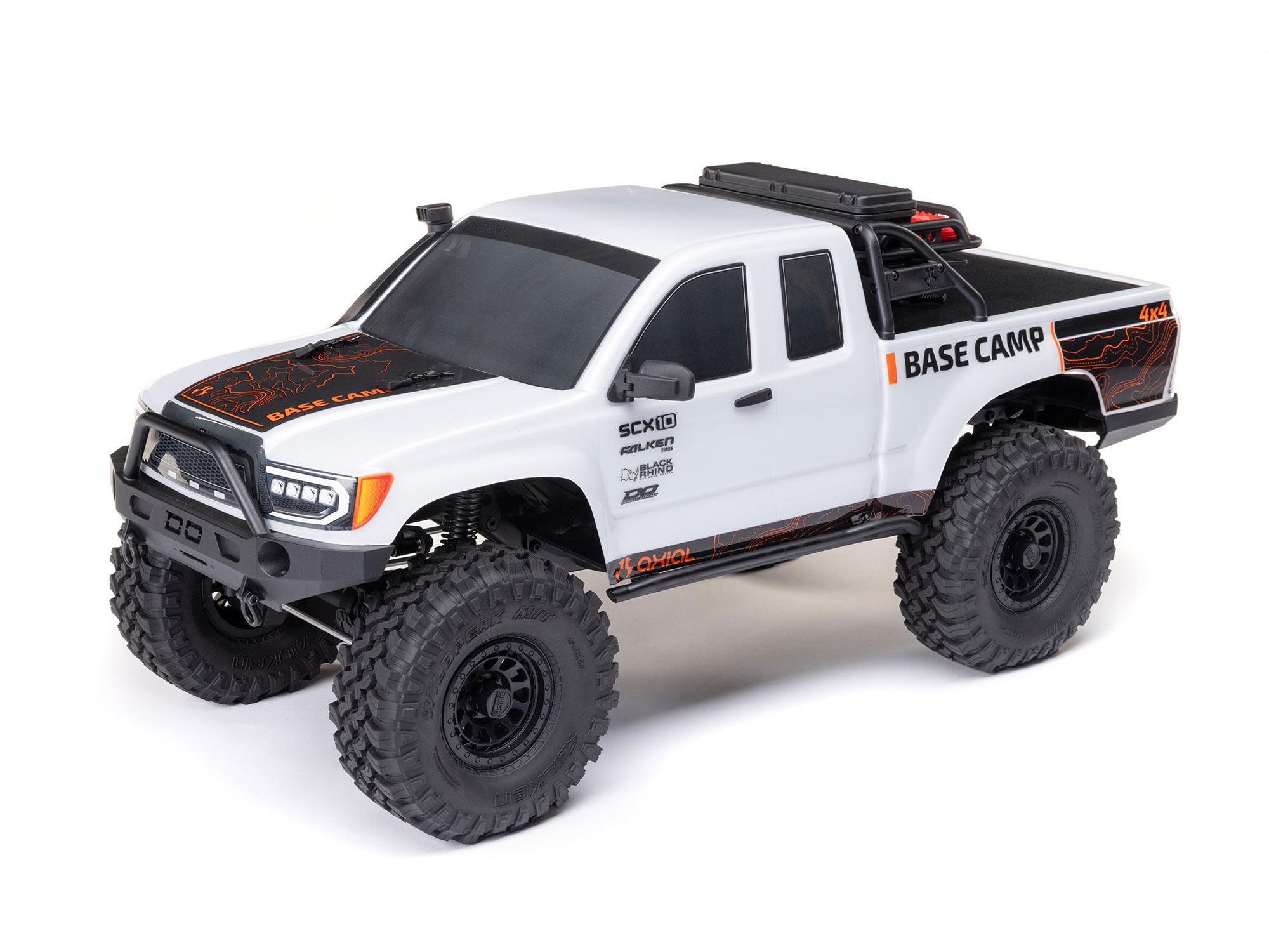 1/10 SCX10 III Base Camp 4X4 Rock Crawler RTR White 1/10 SCX10 III Base Camp 4X4 Rock Crawler RTR White - Image 1
