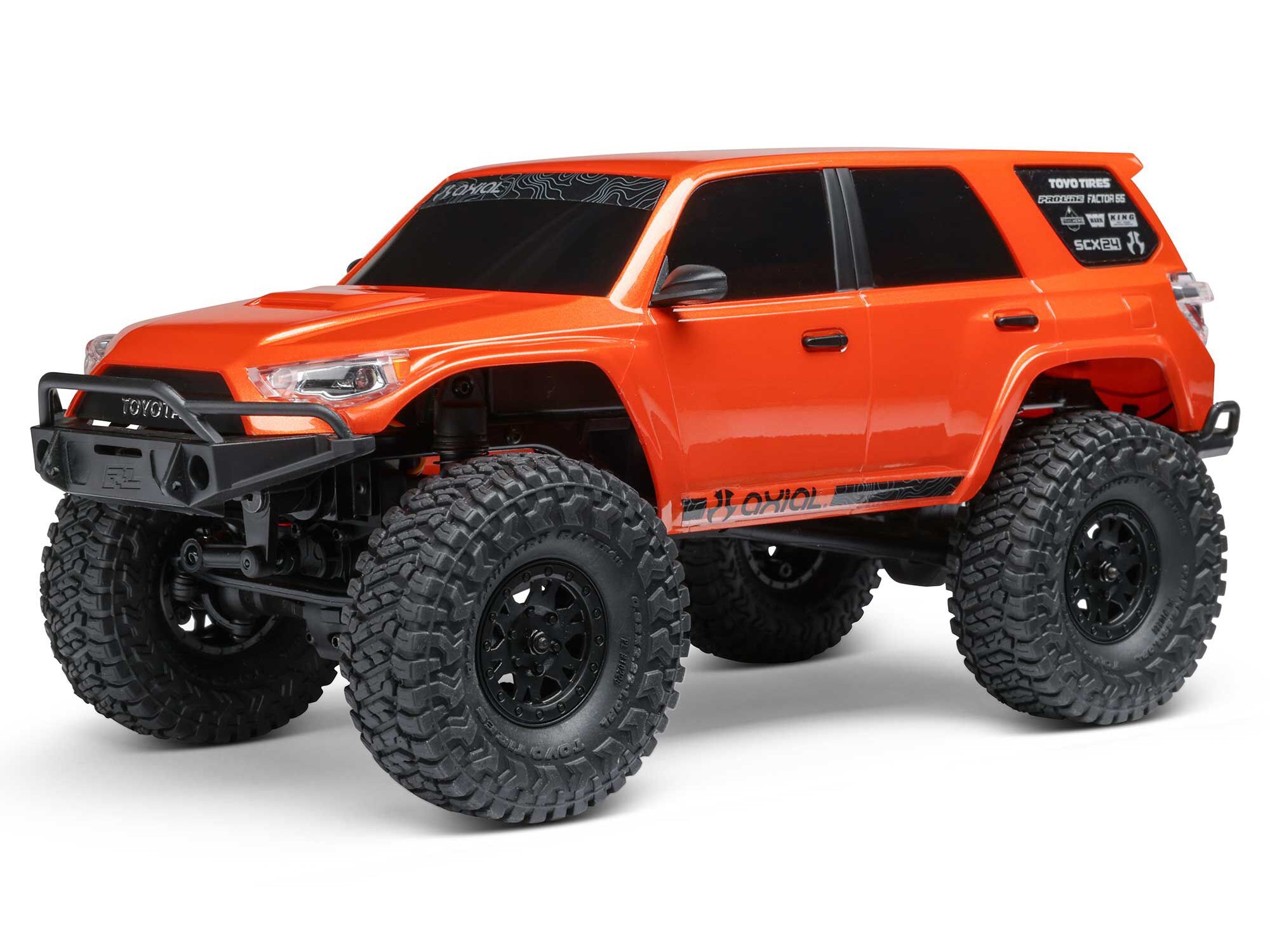 1/24 SCX24 Toyota 4Runner 4X4 Rock Crawler RTR Orange 1/24 SCX24 Toyota 4Runner 4X4 Rock Crawler RTR Orange - Image 1