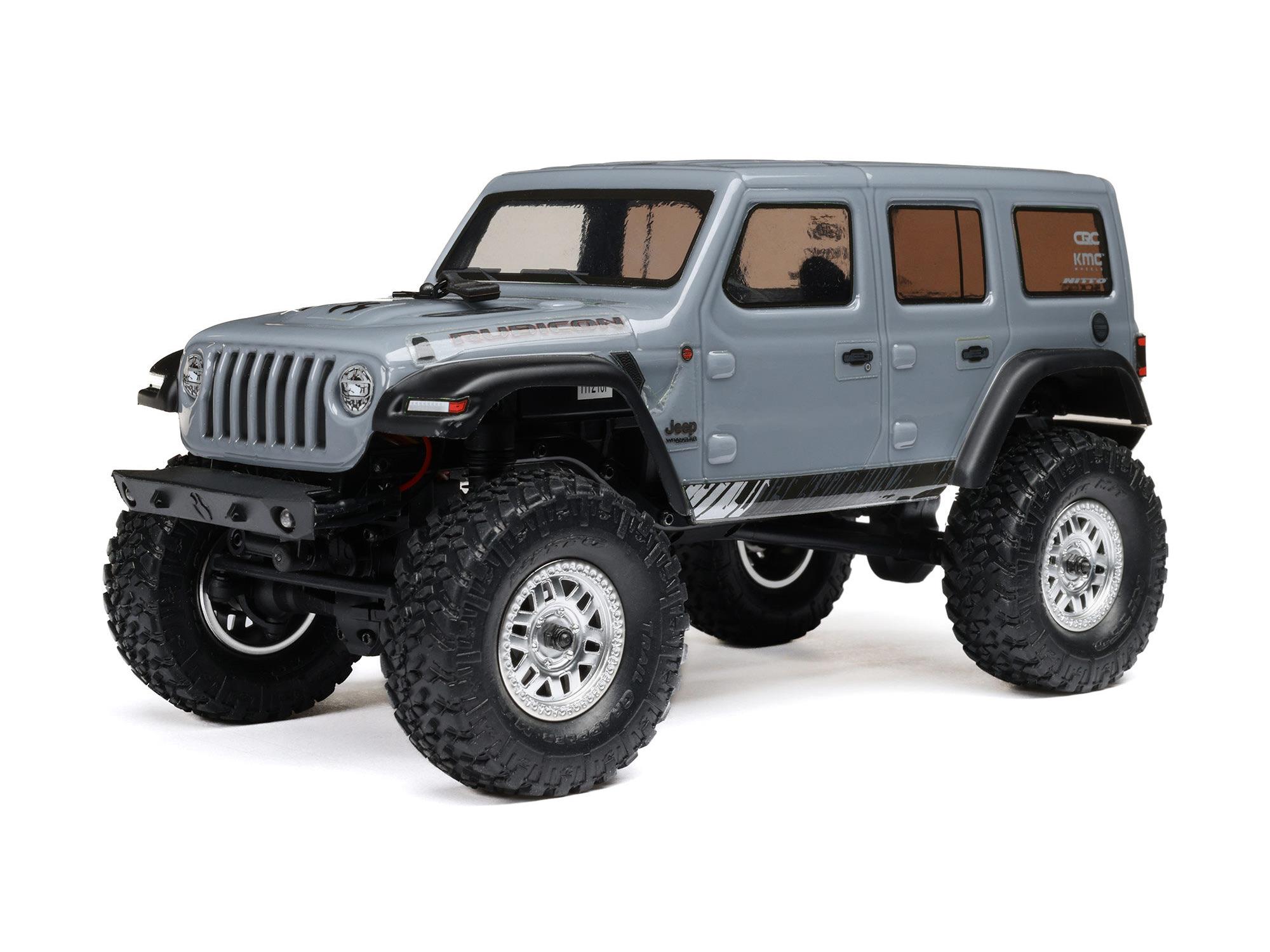 1/24 SCX24 Jeep Wrangler JLU 4WD Rock Crawler RTR Grey 1/24 SCX24 Jeep Wrangler JLU 4WD Rock Crawler RTR Grey - Image 1