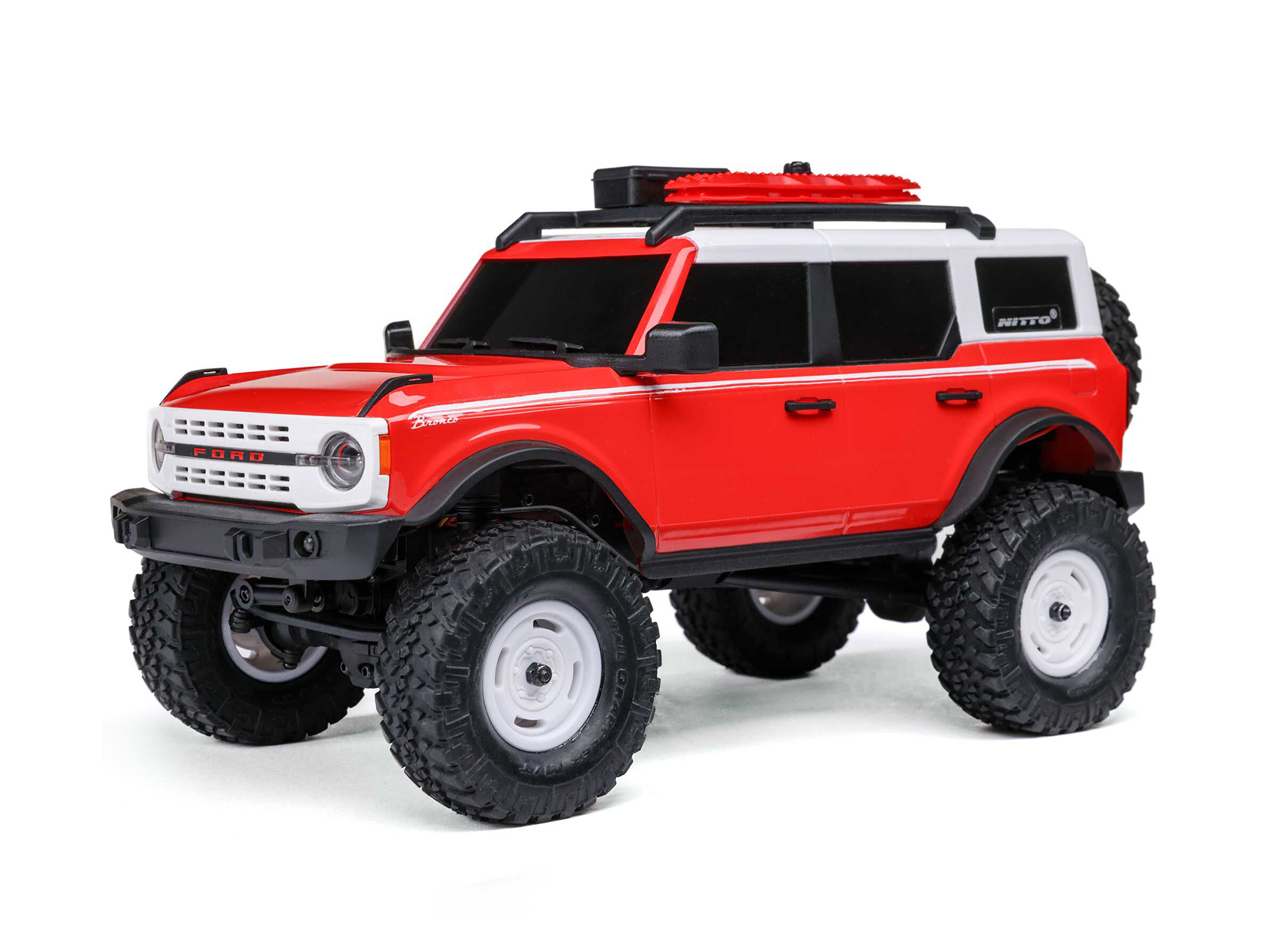 1/24 SCX24 Ford Bronco 4X4 RTR (inc Battery & Charger) Red 1/24 SCX24 Ford Bronco 4X4 RTR (inc Battery & Charger) Red - Image 1