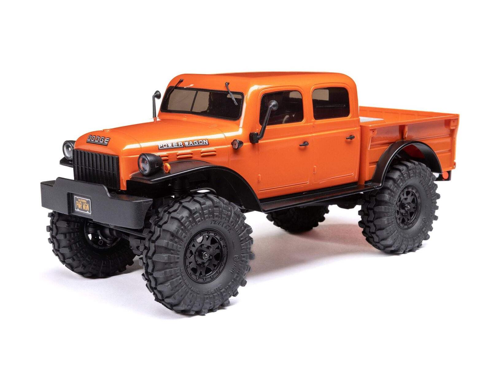 1/24 SCX24 Dodge Power Wagon 4WD Rock Crawler RTR Orange 1/24 SCX24 Dodge Power Wagon 4WD Rock Crawler RTR Orange - Image 1