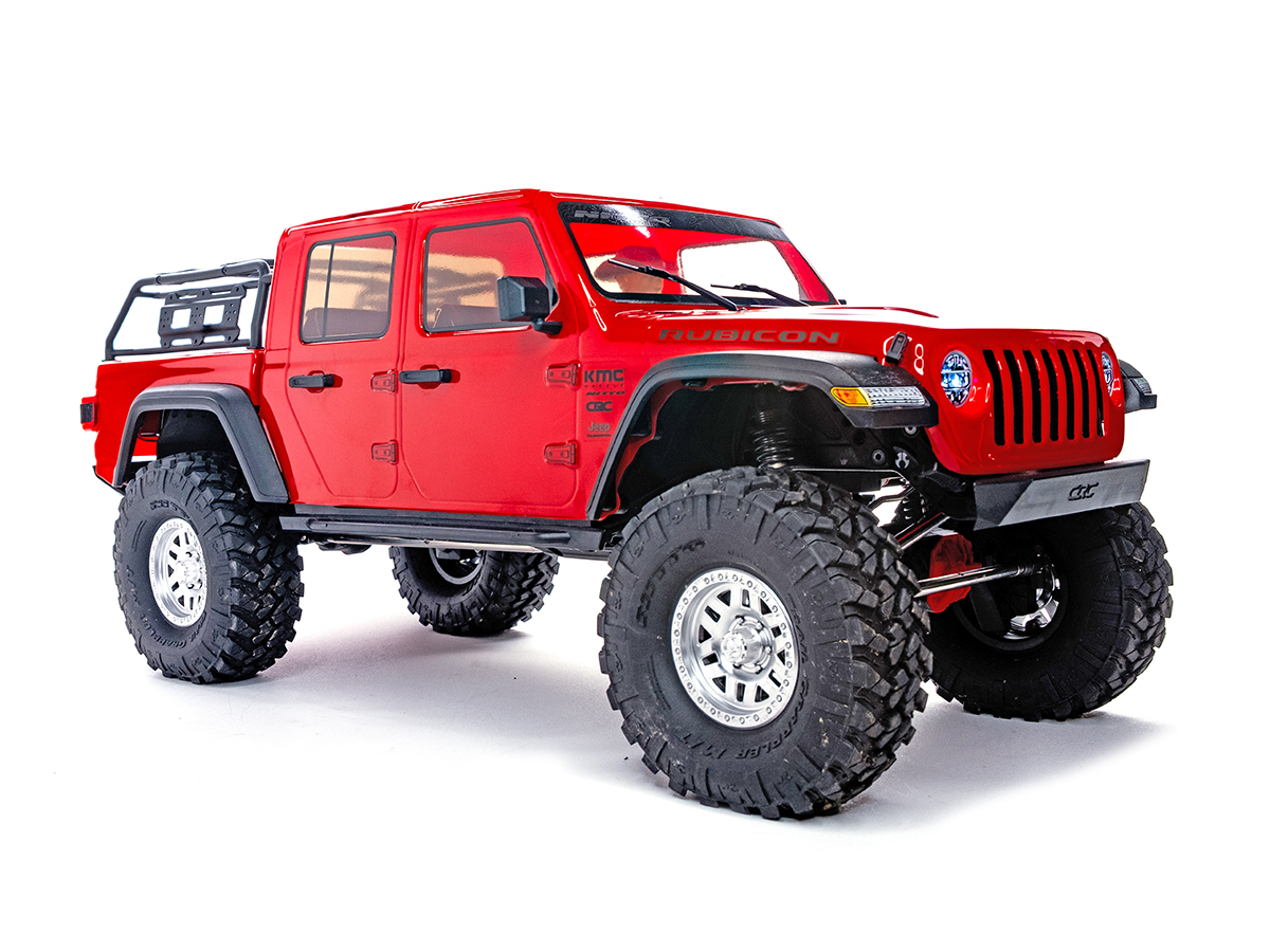 1/10 SCX10III Jeep JT Gladiator 4WD Rock Crawler RTR Red 1/10 SCX10III Jeep JT Gladiator 4WD Rock Crawler RTR Red - Image 1