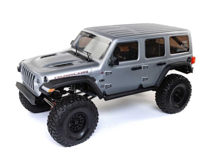 1/6 SCX6 Jeep JLU Wrangler 4WD Rock Crawler RTR Silver - Image 1