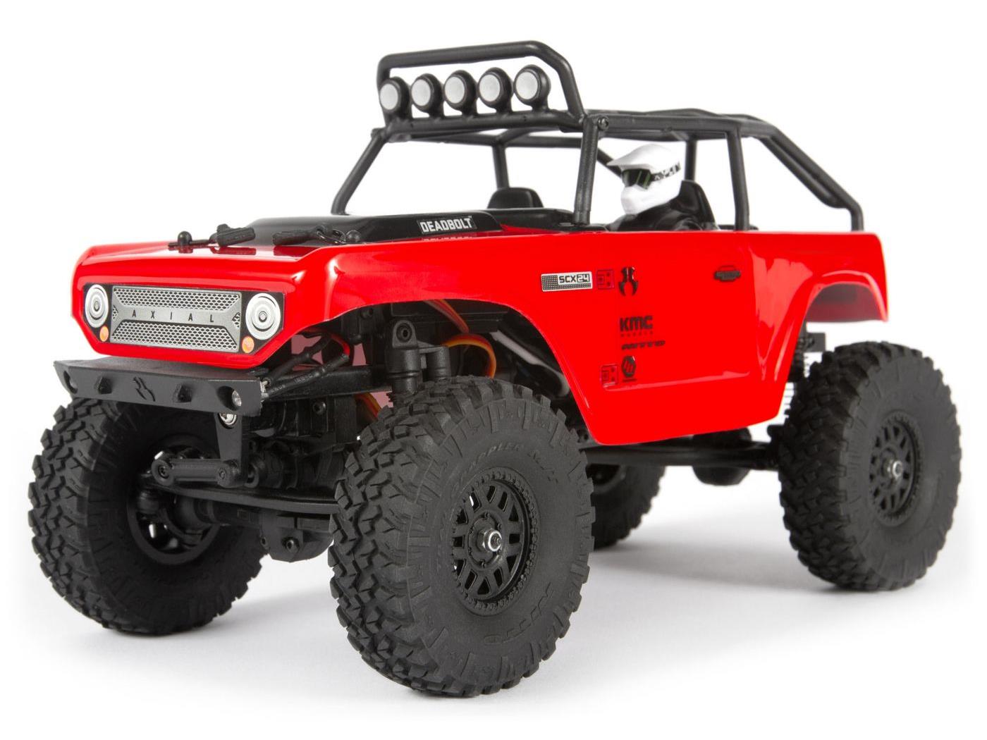 1/24 SCX24 Deadbolt 4WD Rock Crawler RTR Red 1/24 SCX24 Deadbolt 4WD Rock Crawler RTR Red - Image 1