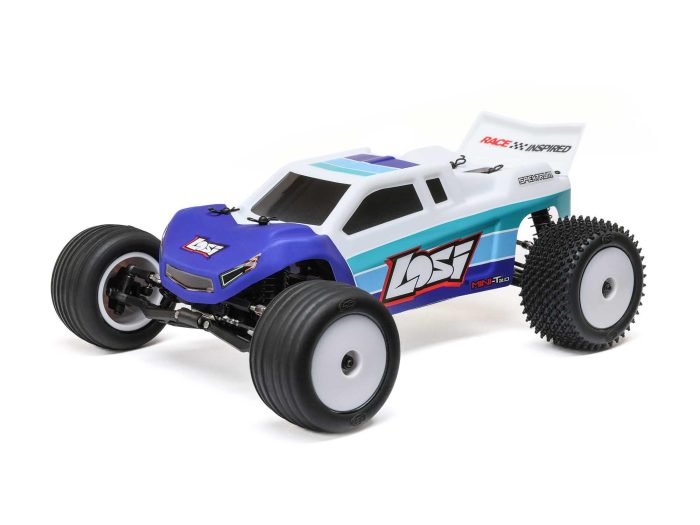 1/18 Mini-T 2.0 V2 2WD Stadium Truck Brushless RTR Blue - Image 1