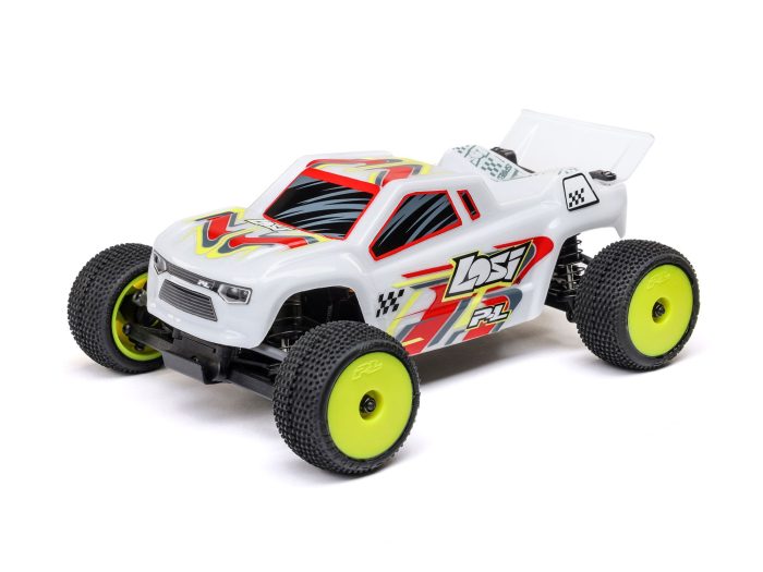1/28 Micro-T 2WD Stadium Truck RTR White - Image 1