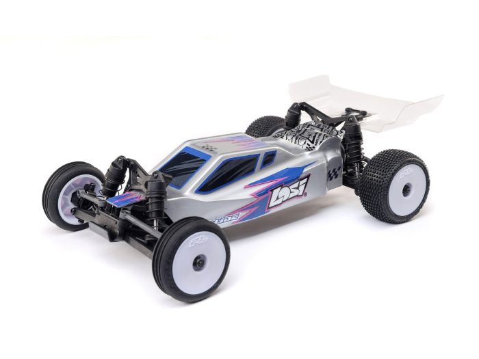 1/24 Micro-B 2WD Buggy RTR Silver - Image 1