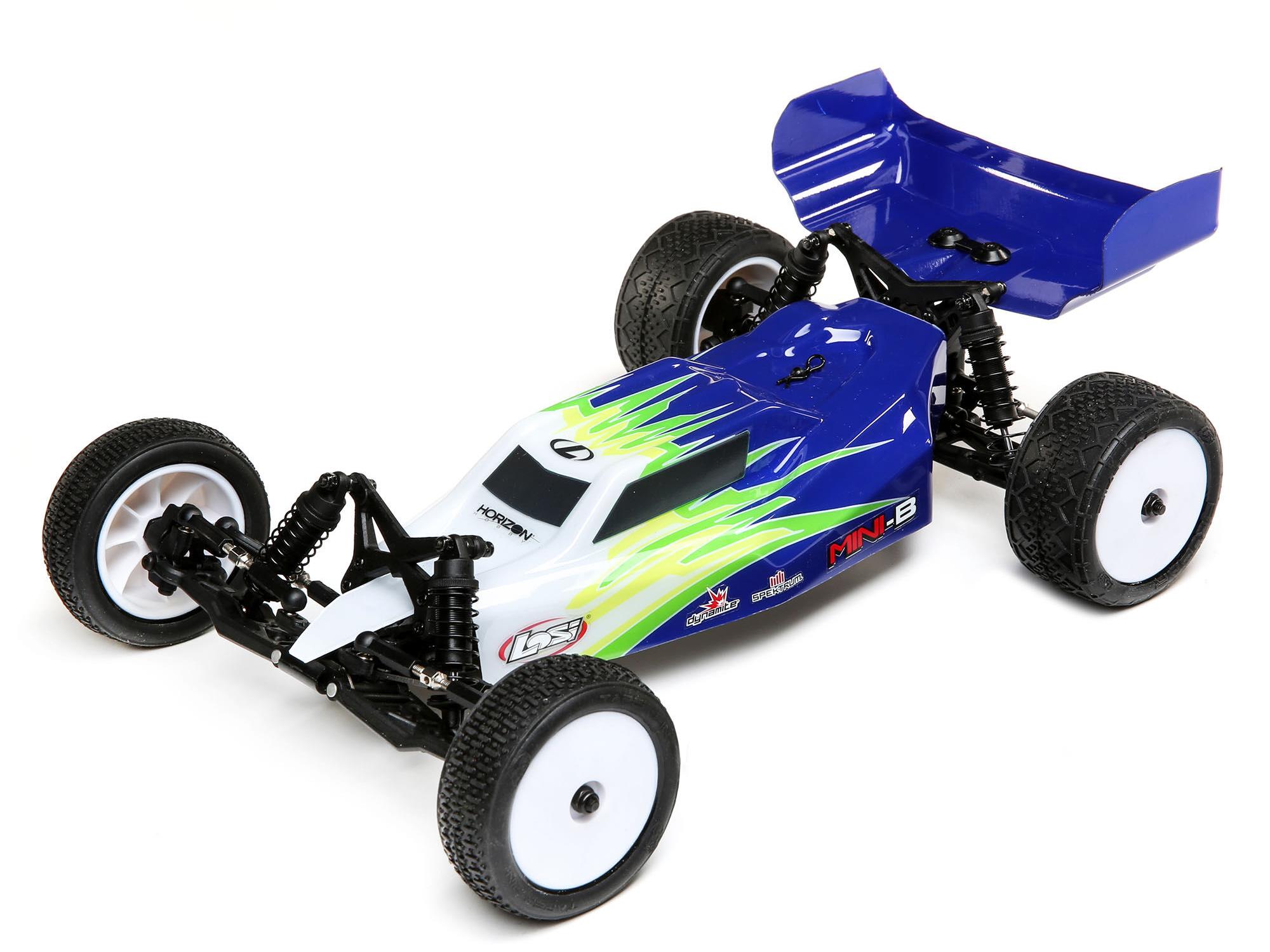 1/16 Mini-B 2WD Buggy Brushed RTR Blue 1/16 Mini-B 2WD Buggy Brushed RTR Blue - Image 1