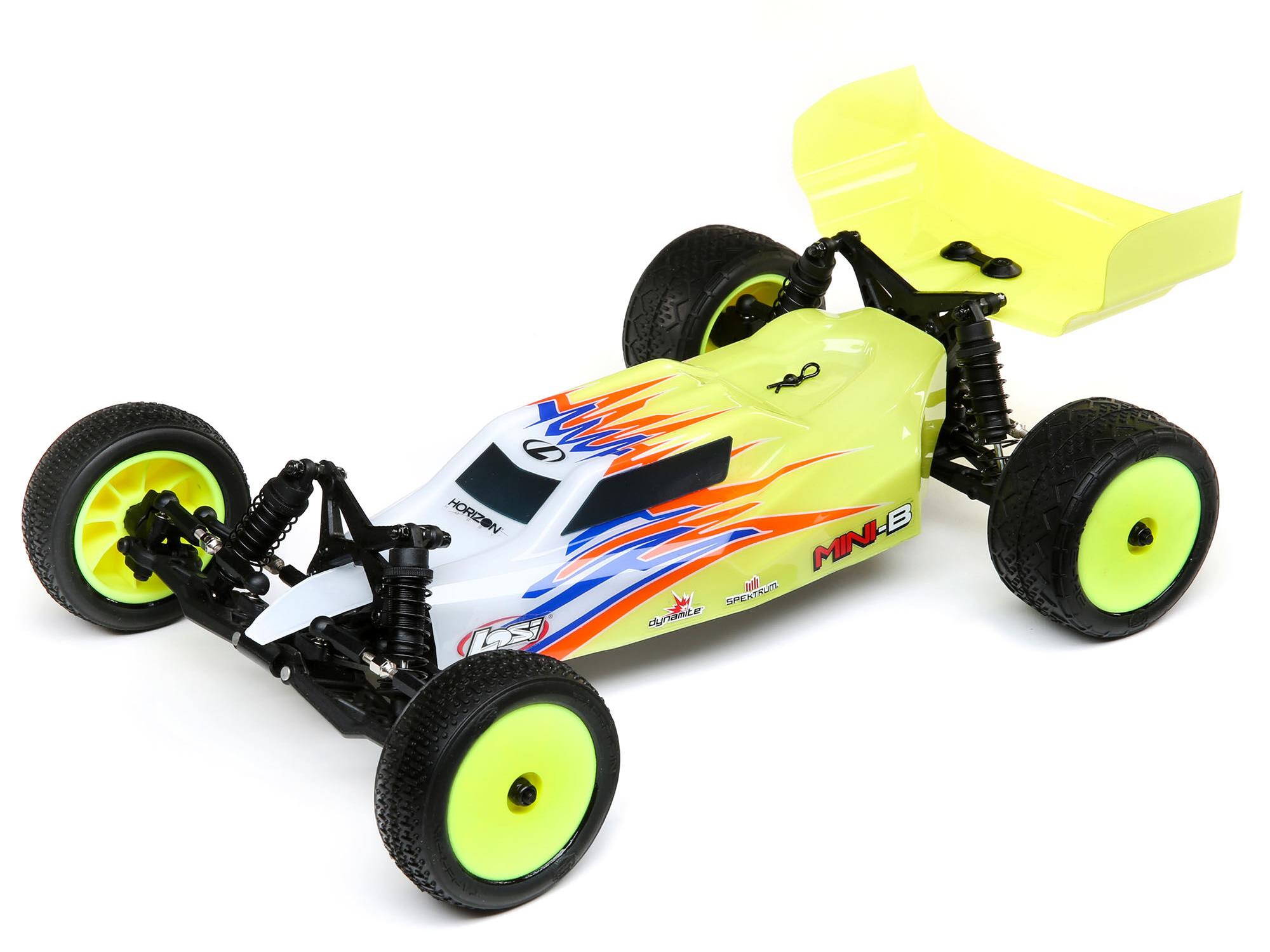 1/16 Mini-B 2WD Buggy Brushed RTR Yellow 1/16 Mini-B 2WD Buggy Brushed RTR Yellow - Image 1