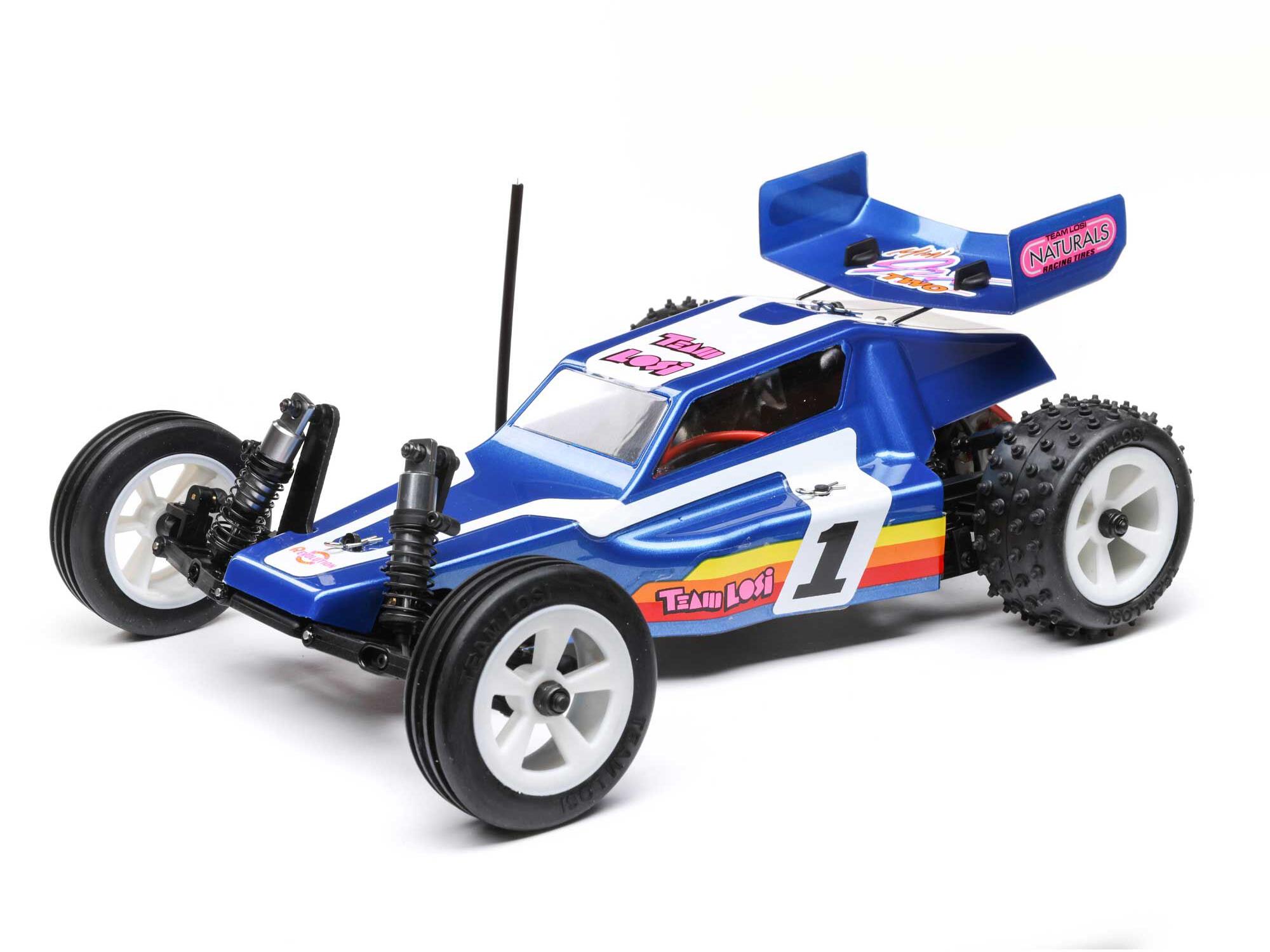 1/16 Mini JRX2 Brushed 2WD Buggy RTR Blue 1/16 Mini JRX2 Brushed 2WD Buggy RTR Blue - Image 1