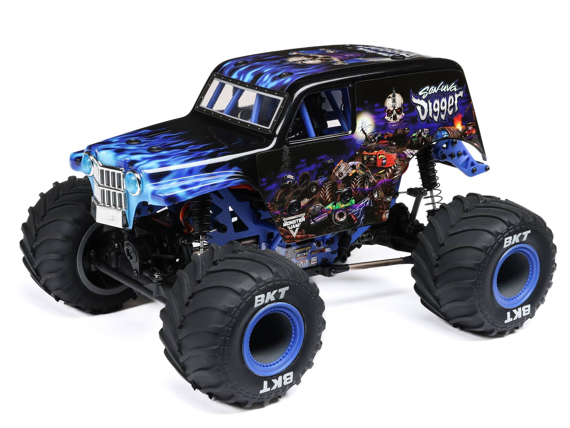 1/18 Mini LMT 4WD Brushed Monster Truck RTR Son-uva Digger 1/18 Mini LMT 4WD Brushed Monster Truck RTR Son-uva Digger - Image 1