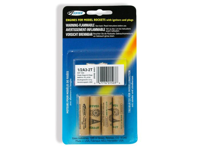Rocket motors 1/2A3-2T (Pk4) - Image 1