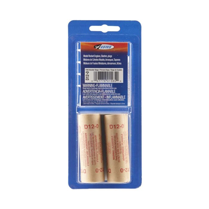 Rocket motors D12-0 (Pk2) - Image 1
