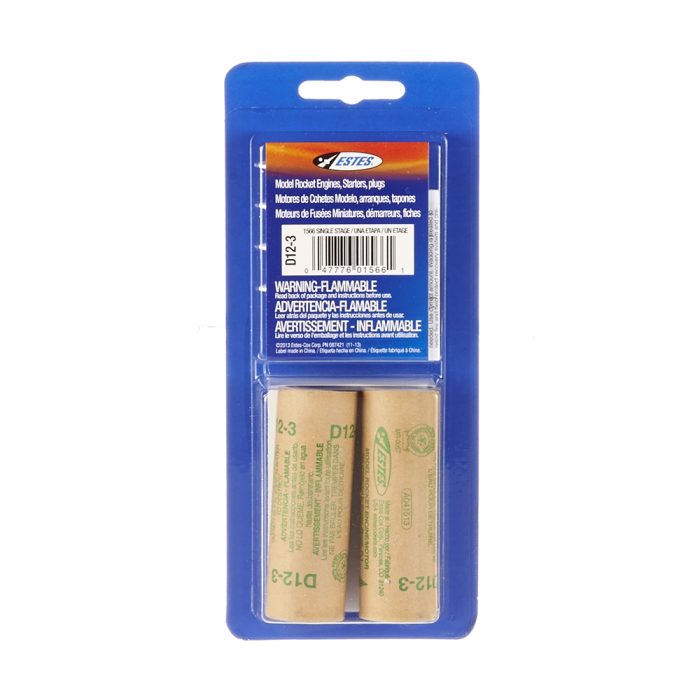 Rocket motors D12-3 (Pk2) - Image 1