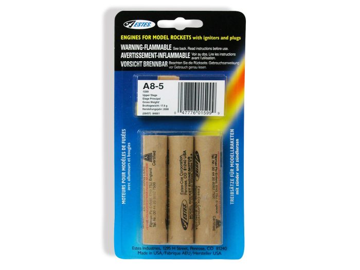 Rocket motors A8-5 (Pk3) - Image 1