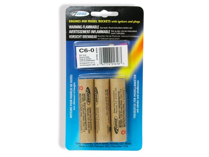 Rocket motors C6-0 (Pk3) - Image 1
