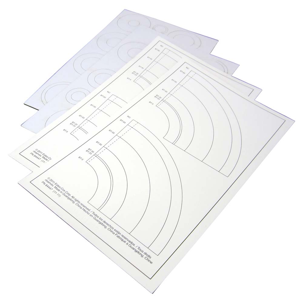 Laser Cut Centering Rings and Paper Adapters (4 pc) Laser Cut Centering Rings and Paper Adapters (4 pc) - Image 1