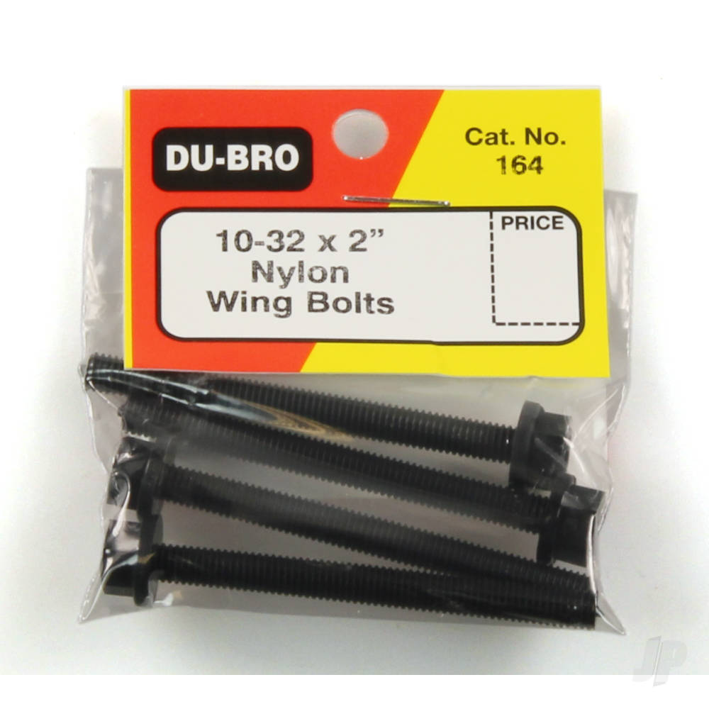 10-32 x 2in Nylon Wing Bolts (4 pcs per package) image_JP-DUB164