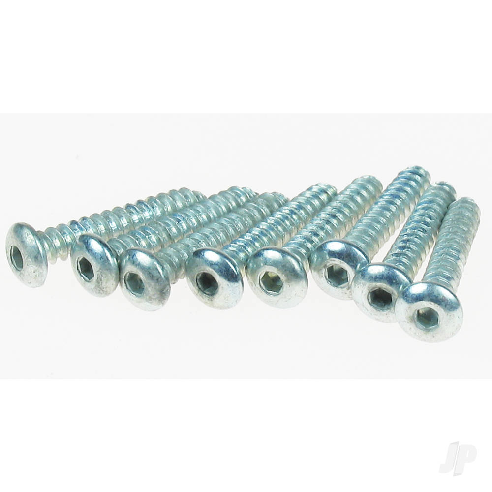 4 x 1in Button Head Sheet Metal Screws (8 pcs per package) image_JP-DUB529