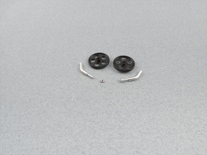 Angled Axle + Wheel 2.0mm (pk2) - Image 1