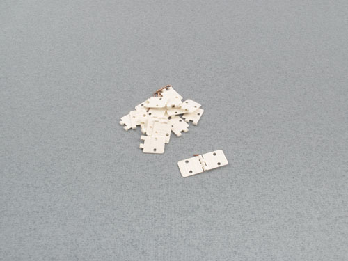 Flat Metal Pin Hinges-Mini (pk10) Flat Metal Pin Hinges-Mini (pk10) - Image 1