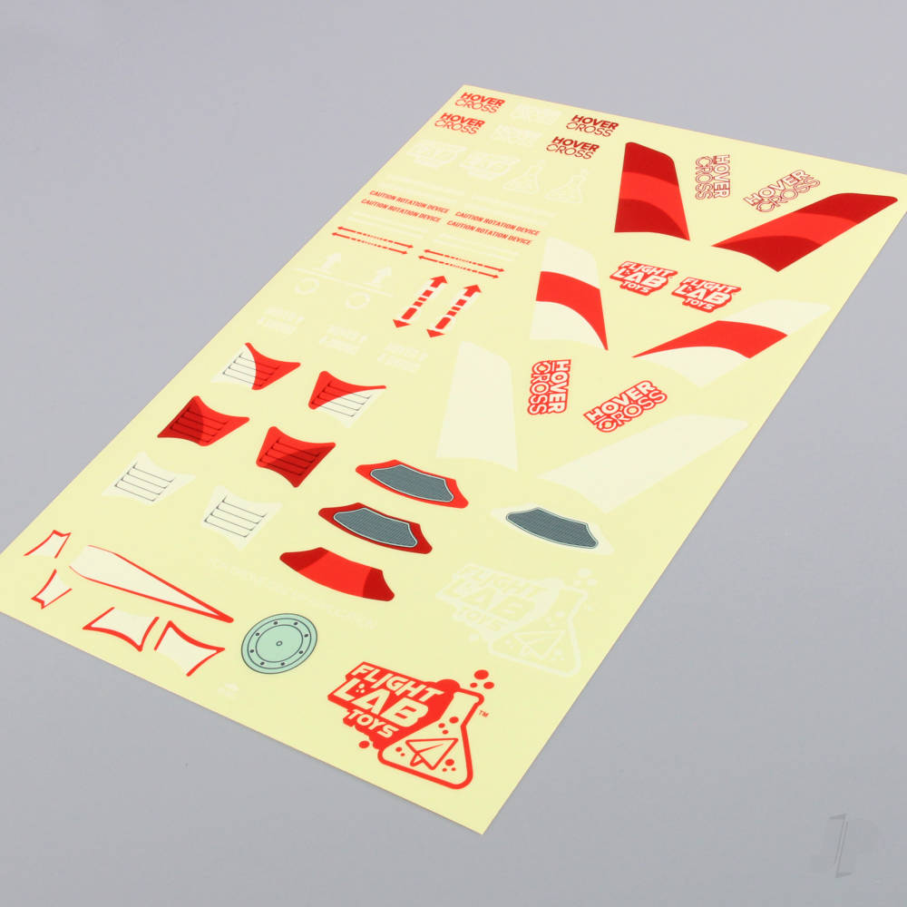 HoverCross Decal Sheet (Red) image_JP-FHT1005