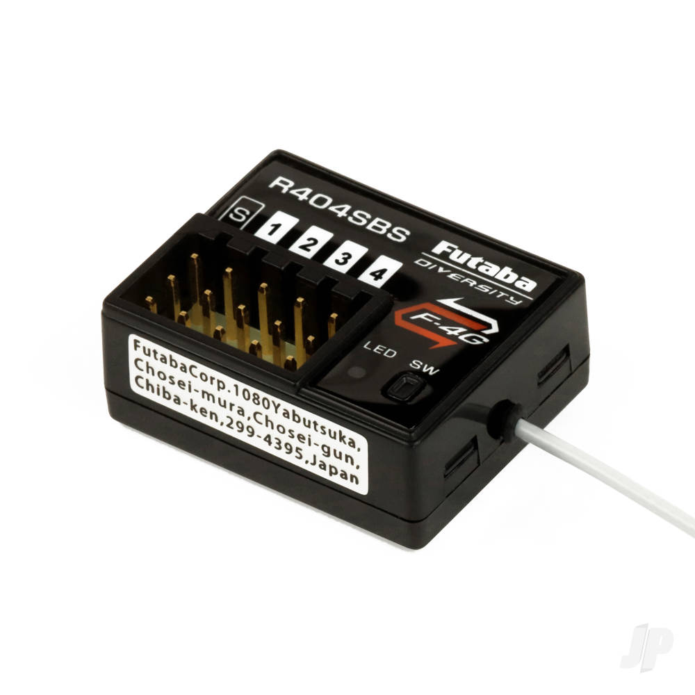 R404SBS 4-Channel (PWM) Surface Receiver with S.BUS for Telemetry F-4G image_JP-FUT05102702-3