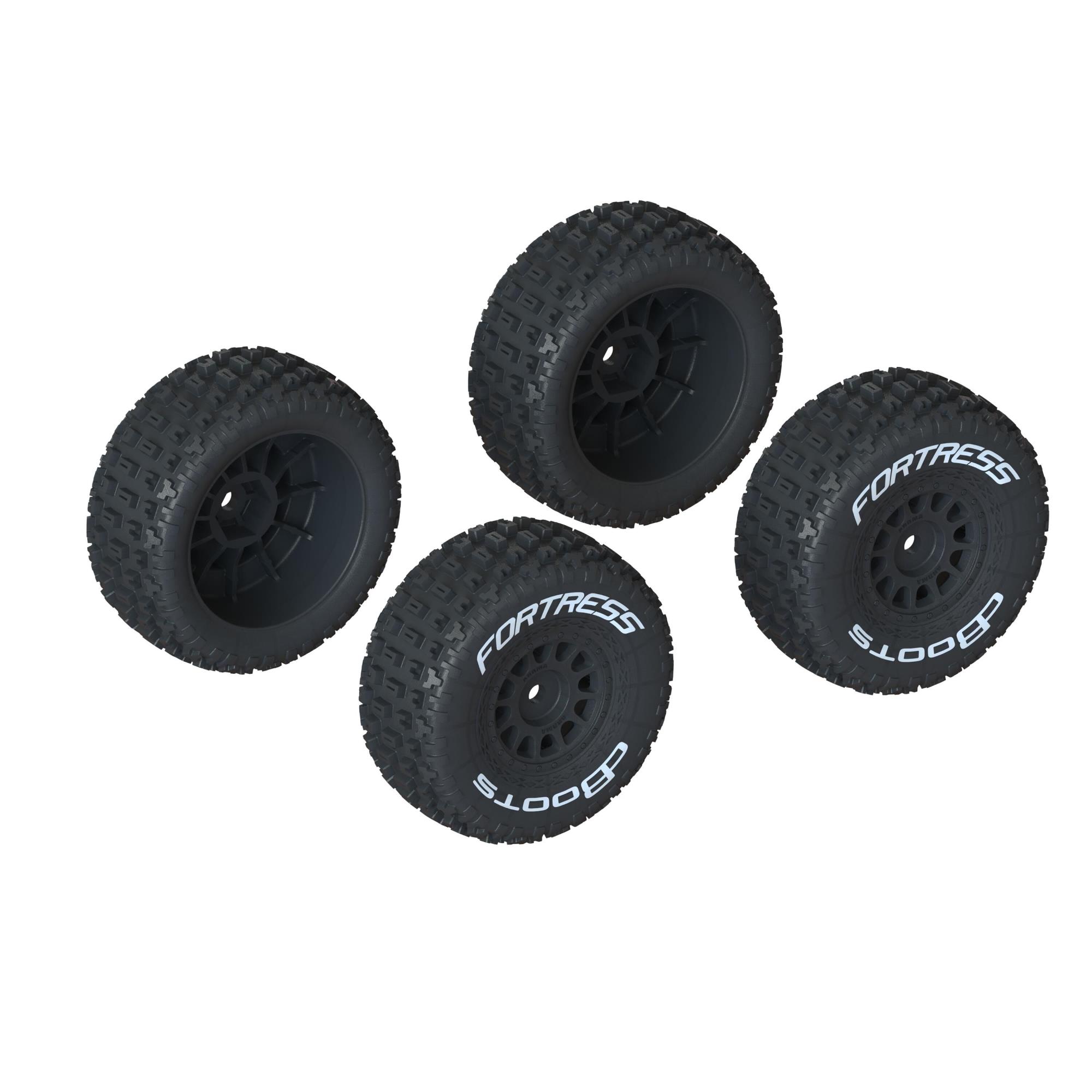 dBoots 'FORTRESS' Tire Set Glued dBoots 'FORTRESS' Tire Set Glued, Option (2 Pairs) - Image 1