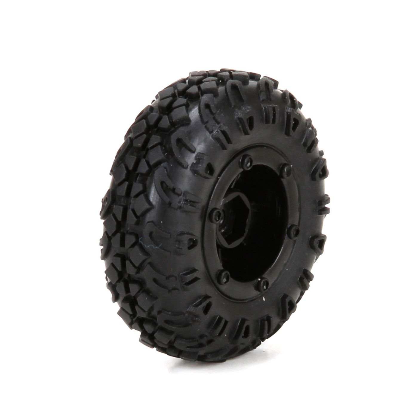 Front/Rear Premount Tire: (4) 1:24 4WD Temper Front/Rear Premount Tire: (4) 1:24 4WD Temper - Image 1