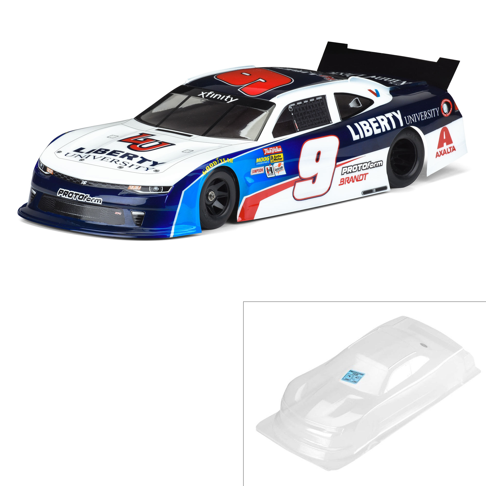 1/10 RT-C Light Weight Clear Body: Oval 1/10 RT-C Light Weight Clear Body: Oval - Image 1